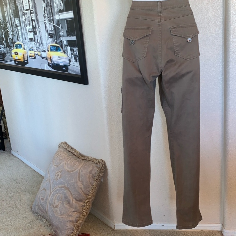 Lee jeans, Women's 10 khaki EUC skinny, mid rise, brushed cotton, pockets - Picture 5 of 17
